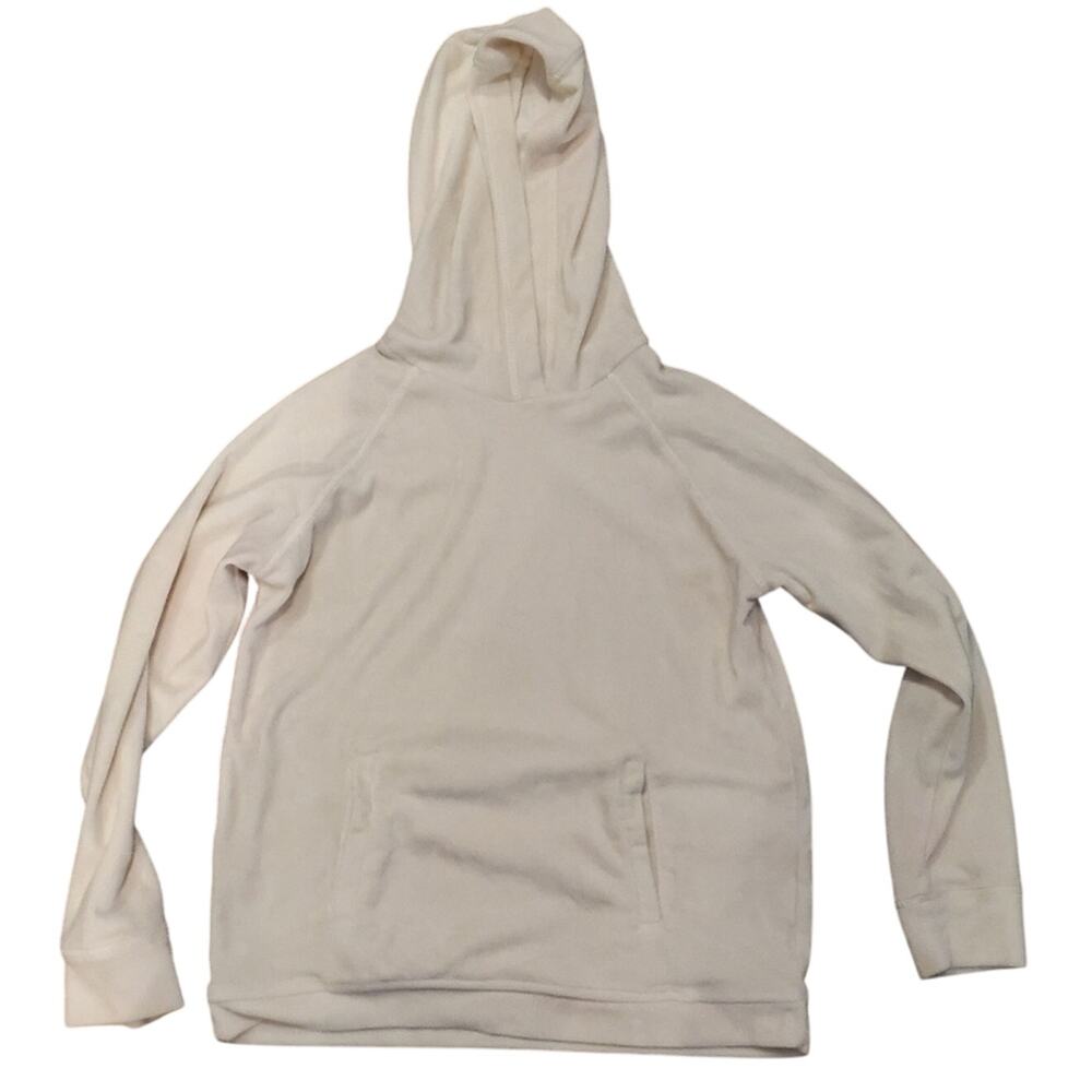 32 Heat Girls Pullover Front Pocket Off White super soft Size Medium